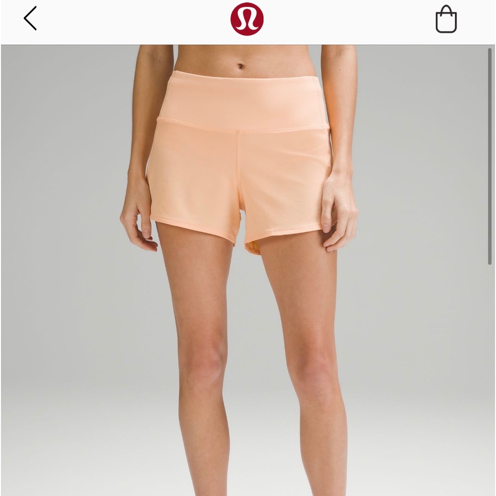 LULULEMON Speed Up high rise lined short